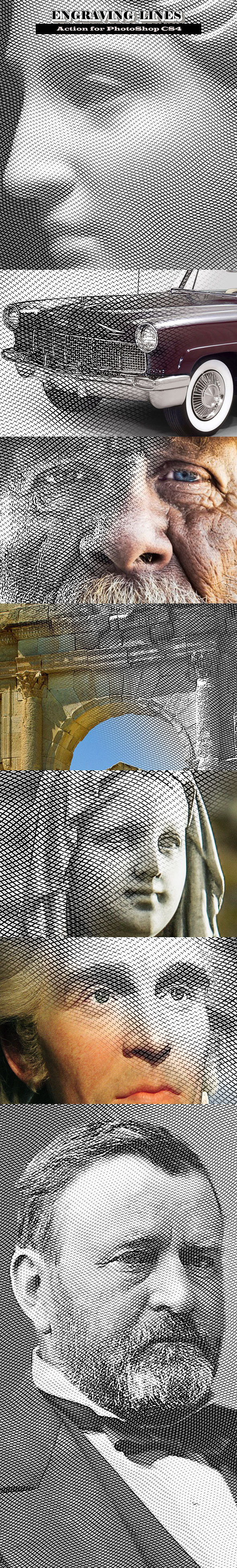 Engraving Lines by UNVI GraphicRiver